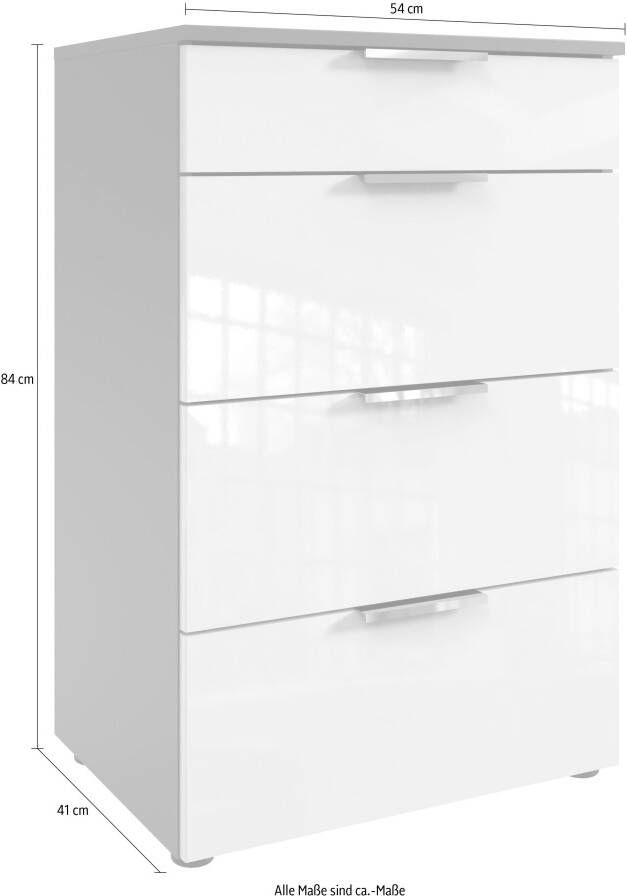 Wimex Ladekast Level36 D by fresh to go met soft-close functie en lakfronten 4 lades hoge commode - Foto 2