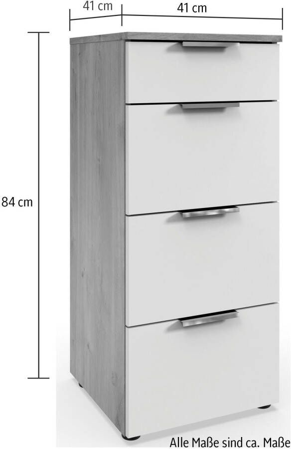 Wimex Ladekast Level by fresh to go 4 lades met soft-close functie 41 cm breed 84 cm hoog - Foto 4