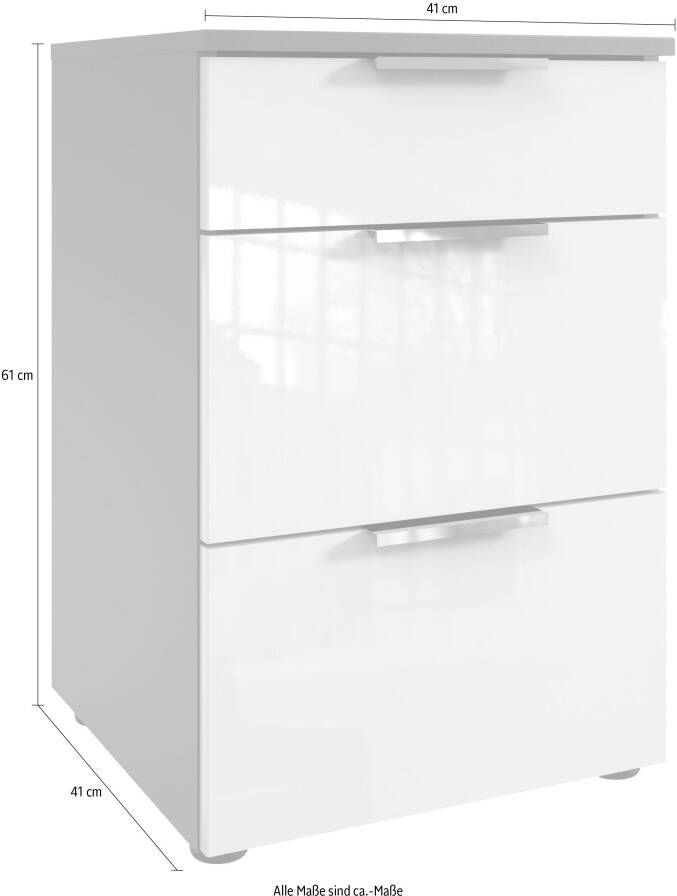 Wimex Nachtkastje Level36 D by fresh to go met soft-closetechniek en lakfronten