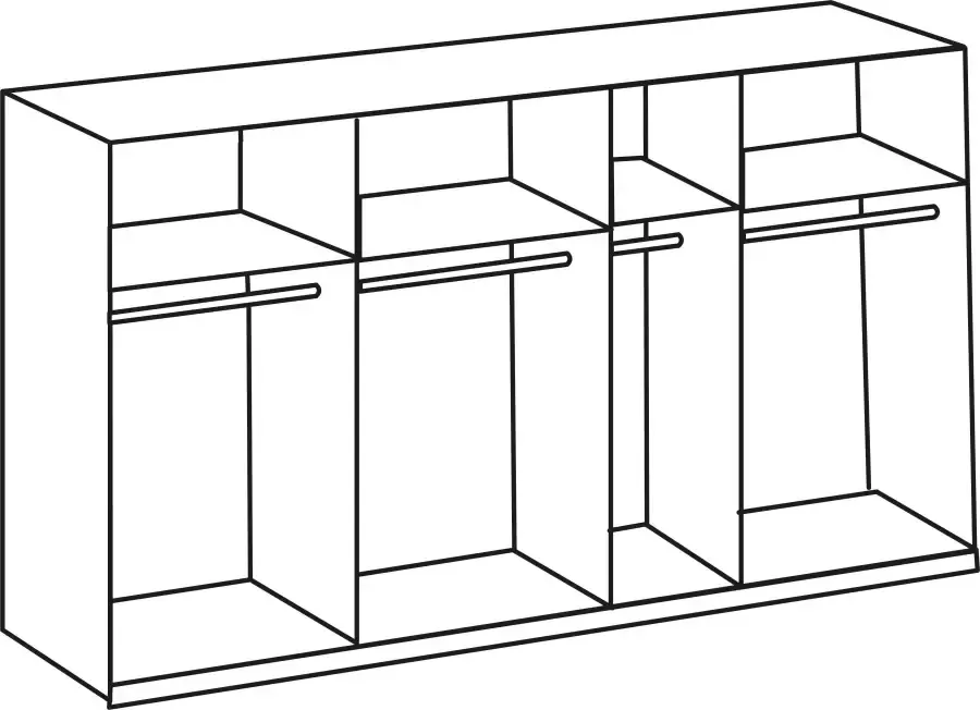 Wimex Zweefdeurkast Level by fresh to go met synchrone opening - Foto 2