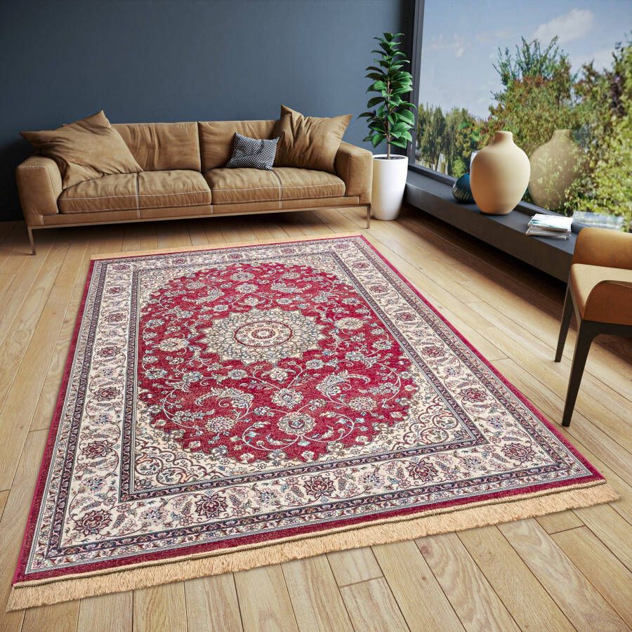 Freundin Home Collection Vloerkleed Almas Oriënt-ontwerp vintage-look franjes onderhoudsvriendelijk slijtvast