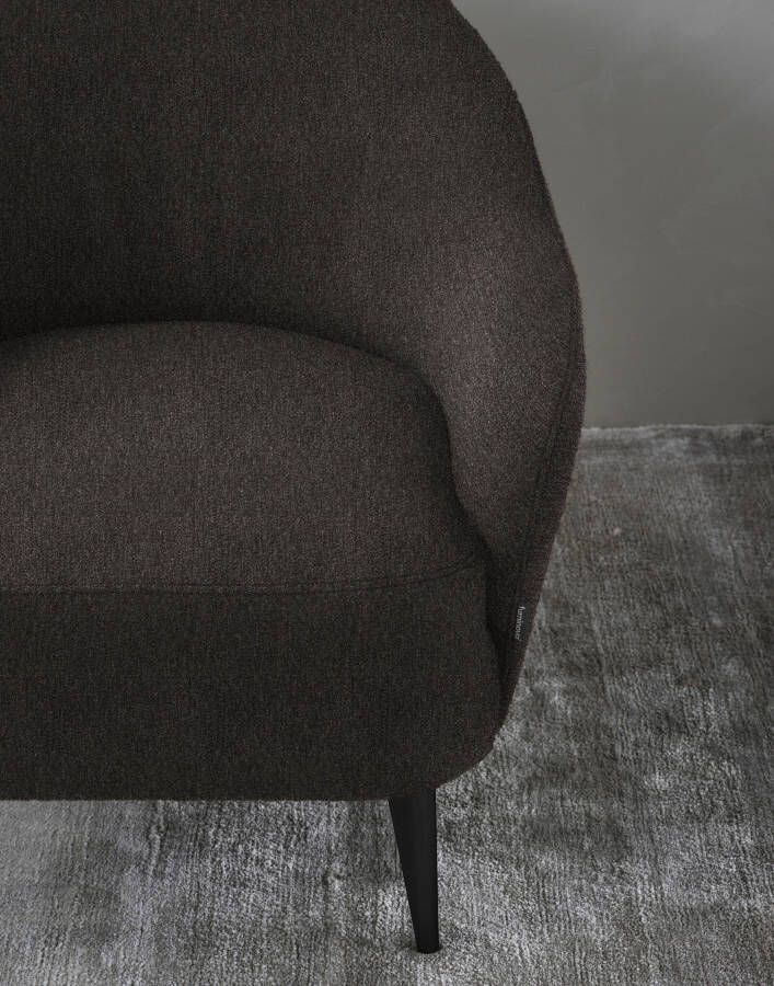 Furninova Loungestoel Paloma optioneel met verchroomde voet in scandinavisch design - Foto 8