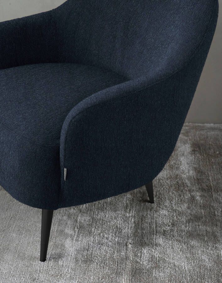 Furninova Loungestoel Paloma optioneel met verchroomde voet in scandinavisch design - Foto 7