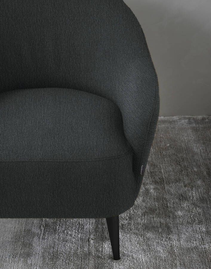 Furninova Loungestoel Paloma optioneel met verchroomde voet in scandinavisch design - Foto 8