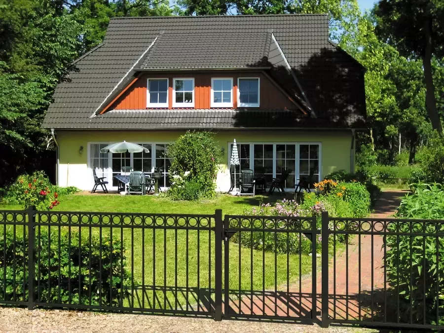 GAH Alberts Metalen hek Circle Hoogte: 100 en 120 cm totale lengte: 10 m voor plaatsing in beton (set)