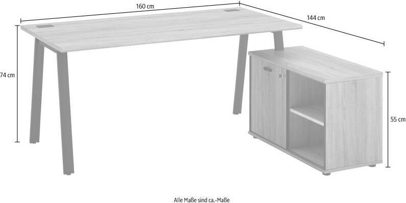 Gami Hoekbureau Mambo (1 stuk) - Foto 2