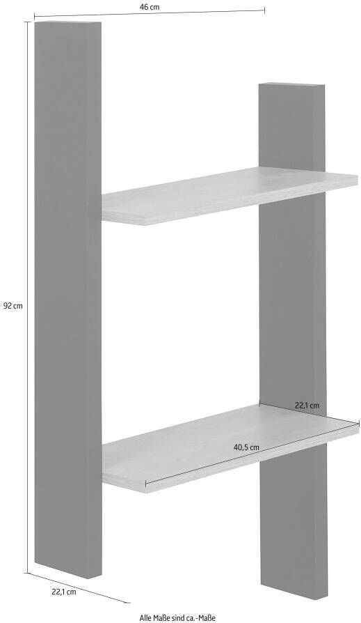 Gami Kinderrek Duplex Wandplank (4-delig) - Foto 2