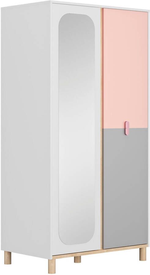Gami Kledingkast 2 deuren Met zijn combinatie van zachte kleuren - Foto 2