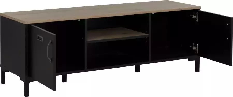 Diagone TV Meubel Tv-meubel Manno industrieel 136cm Zwart - Foto 6