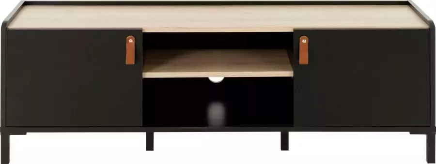 Diagone TV Meubel Tv-meubel Arnhem 2 deuren 136cm Zwart - Foto 6