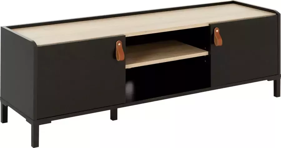 Diagone TV Meubel Tv-meubel Arnhem 2 deuren 136cm Zwart