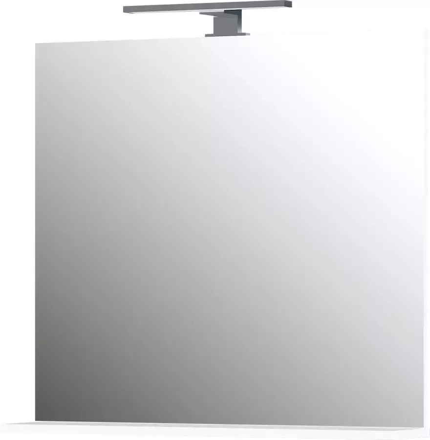 GERMANIA Badkamerserie Scantic met spiegel wastafelonderkast badkamerkast incl. verlichting (set 3-delig)