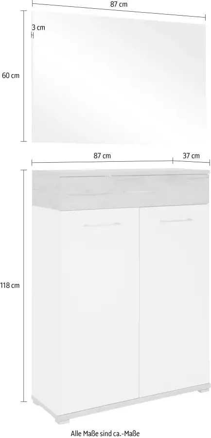 GERMANIA Halmeubelset GW-Topix Deuren met soft-close-functie (set 2-delig) - Foto 9