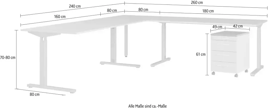 GERMANIA Set kantoormeubelen GW-Profi 2.0 (set) - Foto 6