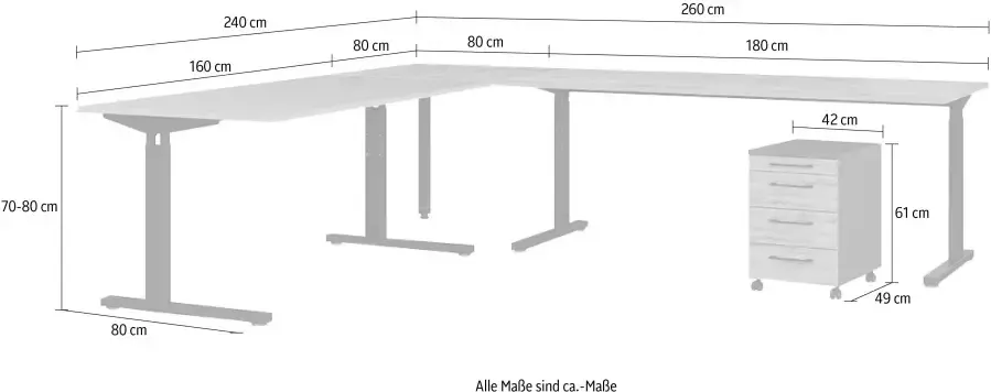 GERMANIA Set kantoormeubelen GW-Profi 2.0 (set) - Foto 7