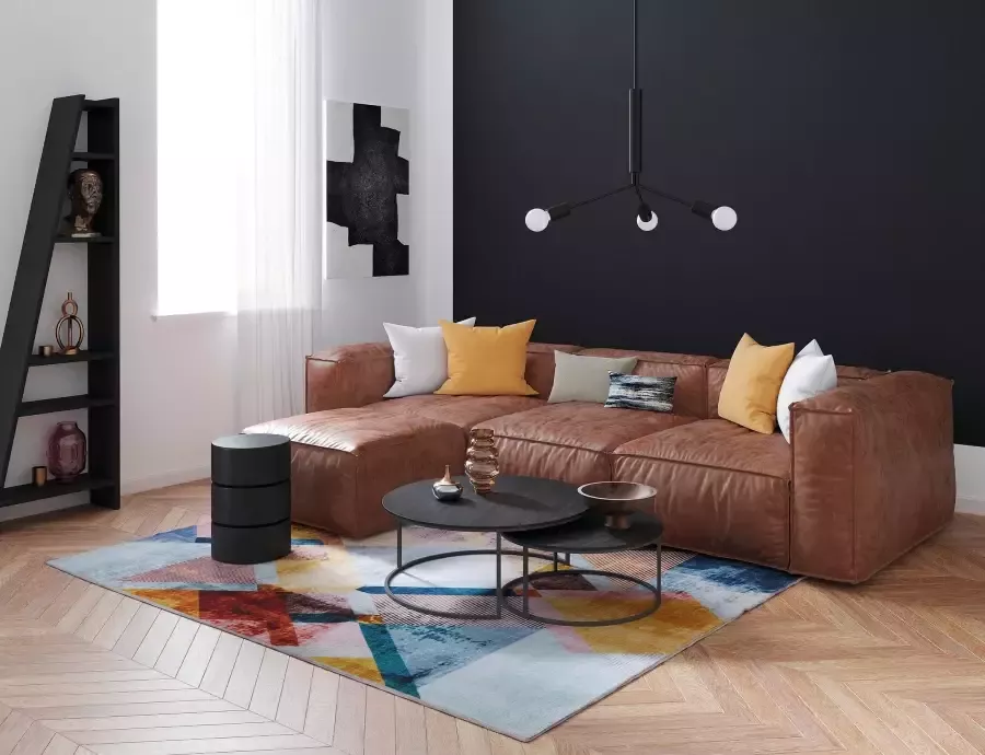 Gino Falcone Vloerkleed Rachele GF-088 Korte pool modern design ideaal in de woonkamer & slaapkamer