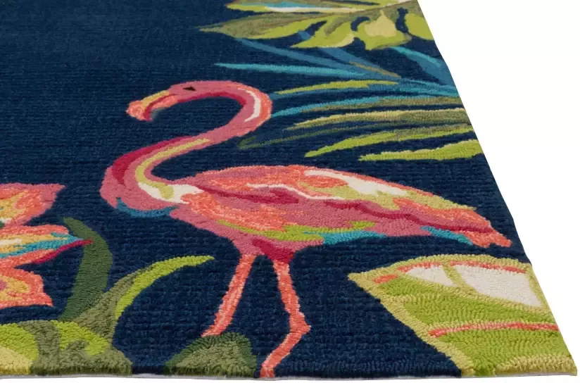 Gino Falcone Vloerkleed Rosetta 020 flamingo's bijzonder zacht door microvezel geschikt voor binnen en buiten woonkamer - Foto 10