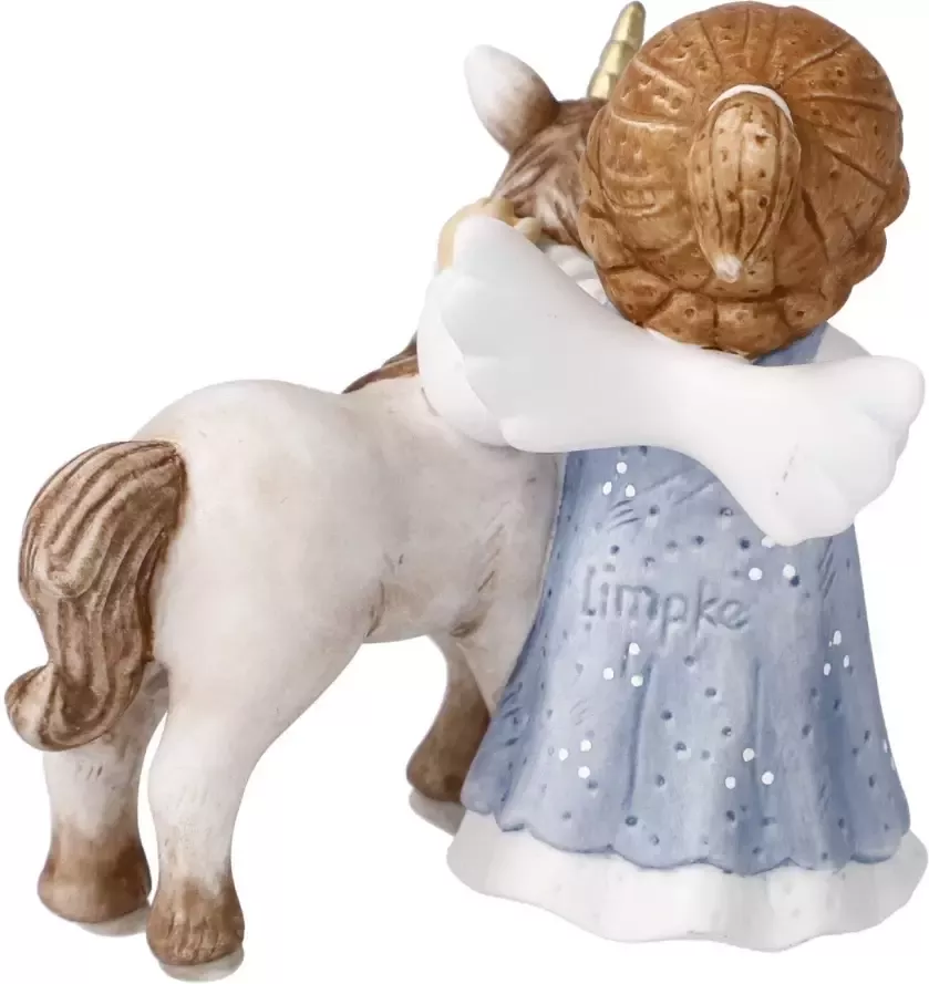 Goebel Engelfiguur Beschermengel kerstversiering Nina & Marco porselein engel Fabelachtige metgezel - Foto 2