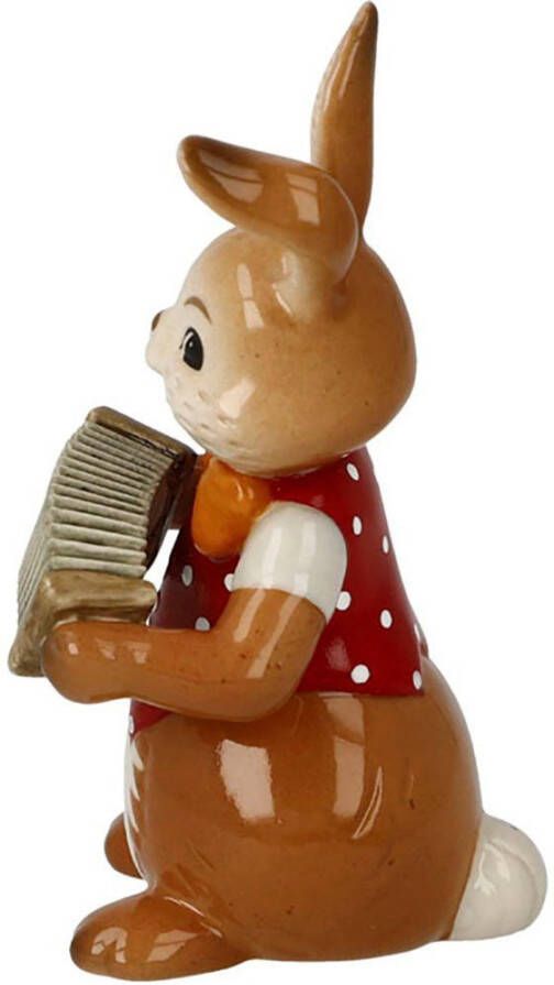 Goebel Paashaas Figuur Haas Brutaal Muzikant Osterfiguur decoratieve figuur Pasen decoratie (1 stuk)