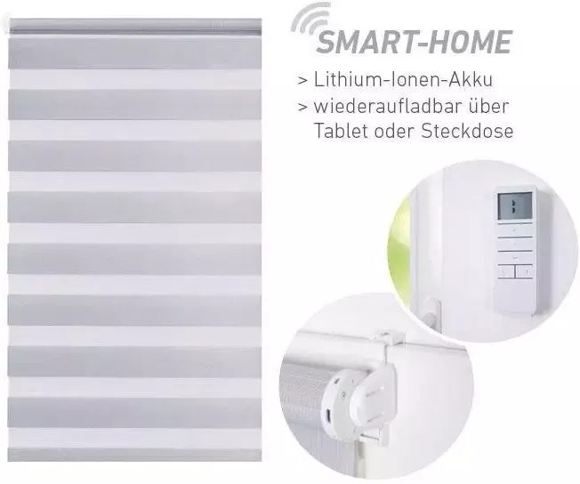 Good Life Elektrisch rolgordijn Wave Smart Home met afstandsbediening (4 stuks) - Foto 2