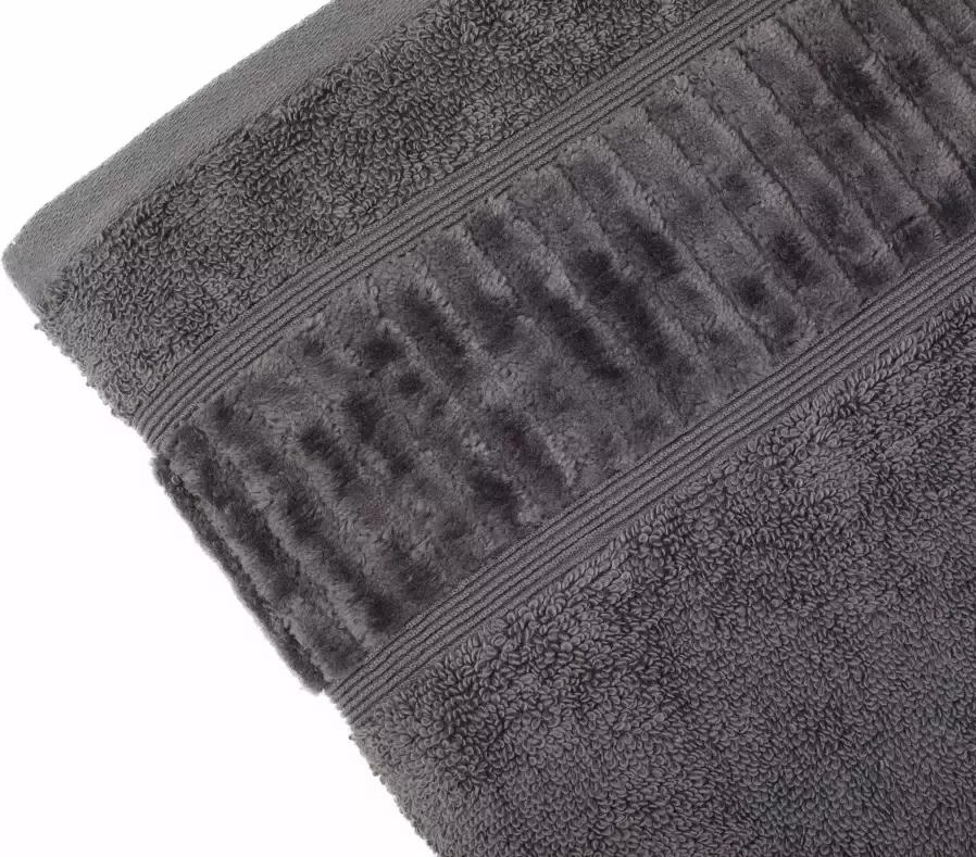 Gözze Handdoeken Uni bio badstof als set bio-katoen pastel kleuren met geschoren randdessin (2 stuks)