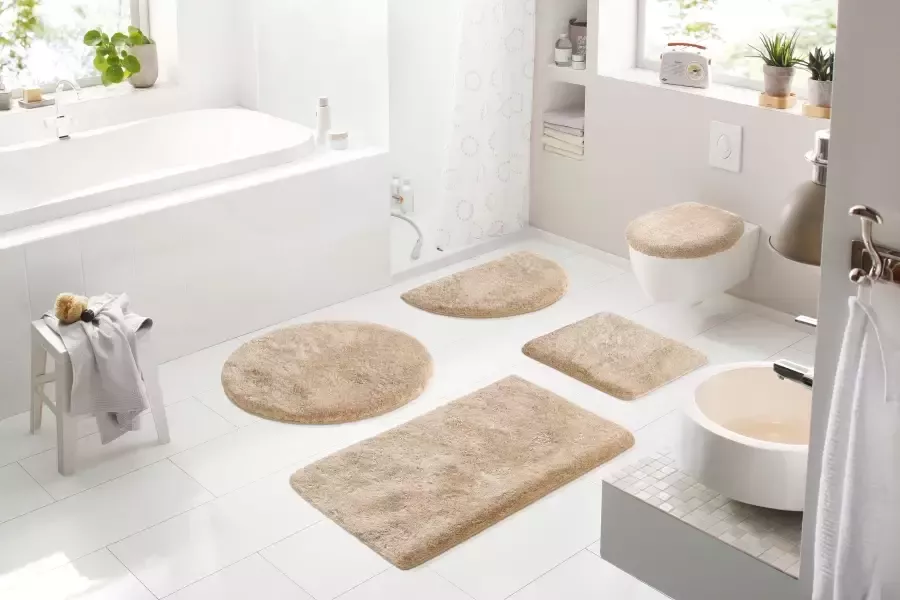 Grund Badmat Melos badmat badkamer tapijt zeer zacht gemêleerde look zeer zachte pool melange-effect made in europe - Foto 5