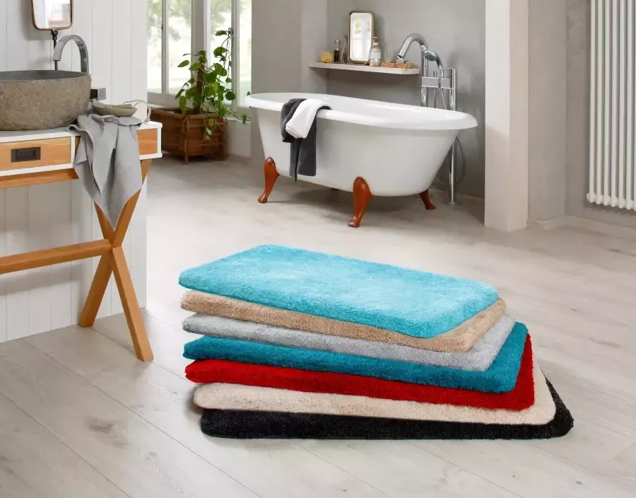Grund Badmat Melos badmat badkamer tapijt zeer zacht gemêleerde look zeer zachte pool melange-effect made in europe - Foto 3