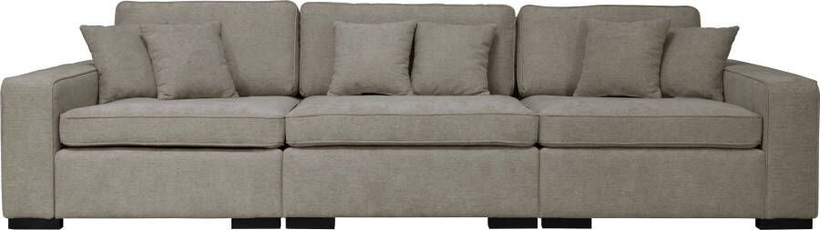 Home affaire 3-zitsbank Skara Loungebank met binnenveringsinterieur in vele overtrekkwaliteiten - Foto 3