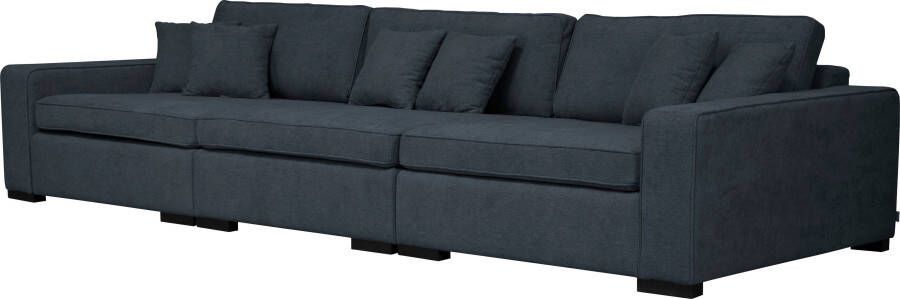 Home affaire 3-zitsbank Skara Loungebank met binnenveringsinterieur in vele overtrekkwaliteiten - Foto 2