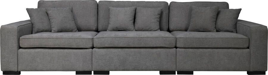 Home affaire 3-zitsbank Skara Loungebank met binnenveringsinterieur in vele overtrekkwaliteiten - Foto 3