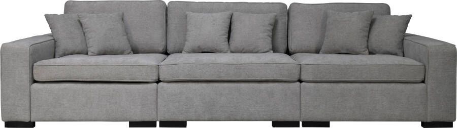 Home affaire 3-zitsbank Skara Loungebank met binnenveringsinterieur in vele overtrekkwaliteiten - Foto 3