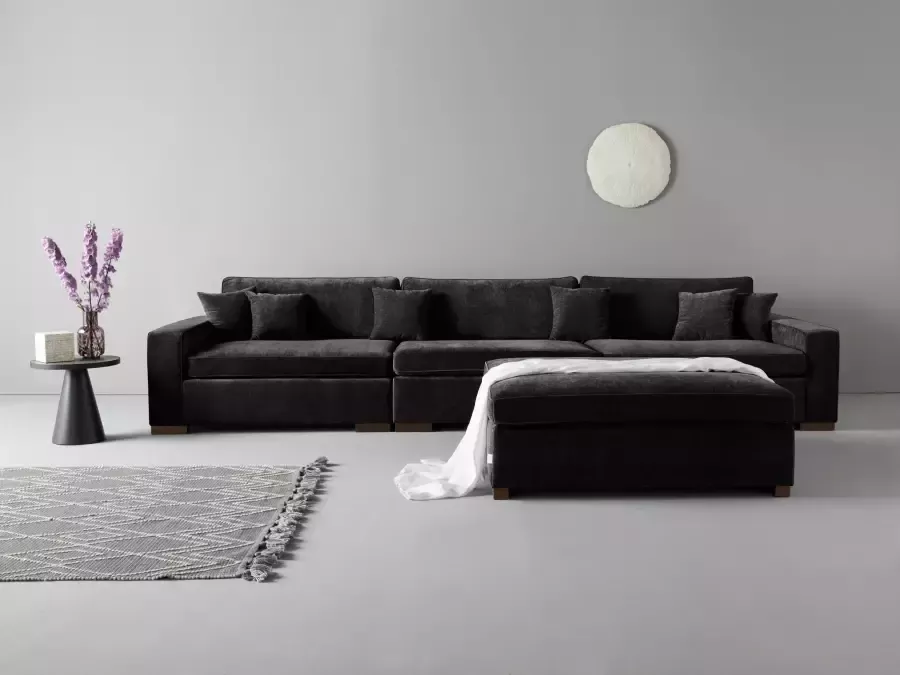 Home affaire 3-zitsbank Skara XXL Loungebank XXL met binnenveringsinterieur in vele overtrekkwaliteiten - Foto 2