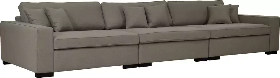 Home affaire 3-zitsbank Skara XXL Loungebank XXL met binnenveringsinterieur in vele overtrekkwaliteiten