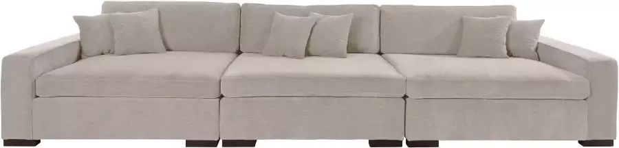 Home affaire 3-zitsbank Skara XXL Loungebank XXL met binnenveringsinterieur in vele overtrekkwaliteiten - Foto 8