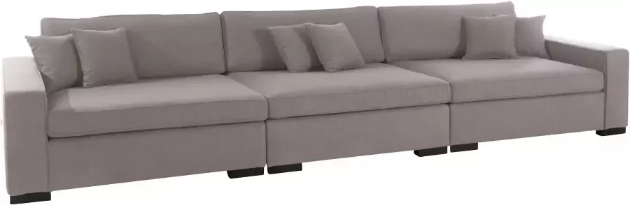 Home affaire 3-zitsbank Skara XXL Loungebank XXL met binnenveringsinterieur in vele overtrekkwaliteiten