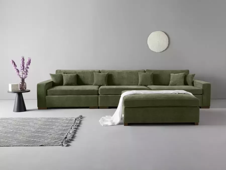 Home affaire 3-zitsbank Skara XXL Loungebank XXL met binnenveringsinterieur in vele overtrekkwaliteiten - Foto 2