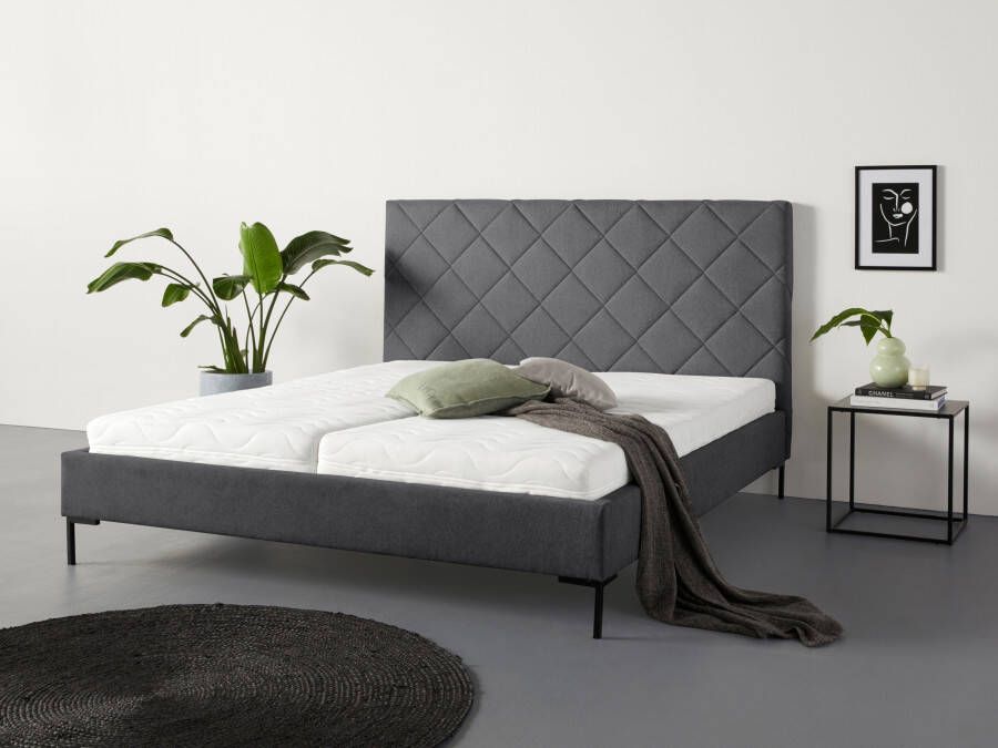 Guido Maria Kretschmer Home&Living Gestoffeerd bed CHARLOTT Modern bekleed bed met of zonder lattenbodem - Foto 4
