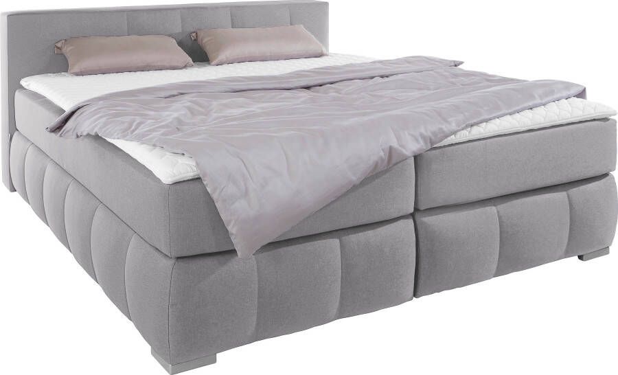 Home affaire Boxspring Chelles incl. matrastopper in xxl- extra lang 220 cm onderbak met elegante welving - Foto 6