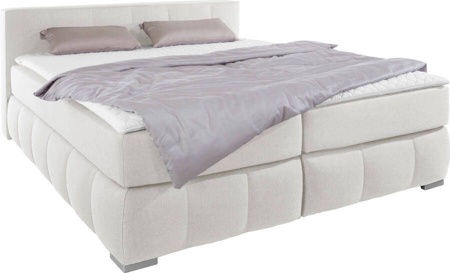 Home affaire Boxspring Chelles incl. matrastopper in xxl- extra lang 220 cm onderbak met elegante welving - Foto 9
