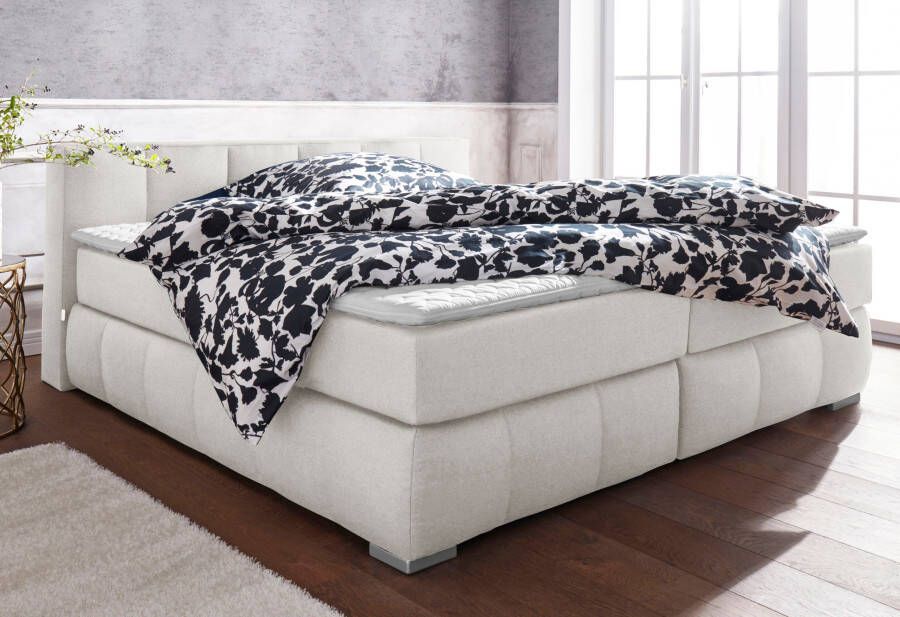 Home affaire Boxspring Chelles incl. matrastopper in xxl- extra lang 220 cm onderbak met elegante welving - Foto 2