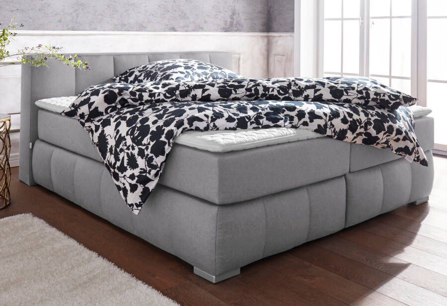 Home affaire Boxspring Chelles incl. matrastopper in xxl- extra lang 220 cm onderbak met elegante welving - Foto 10
