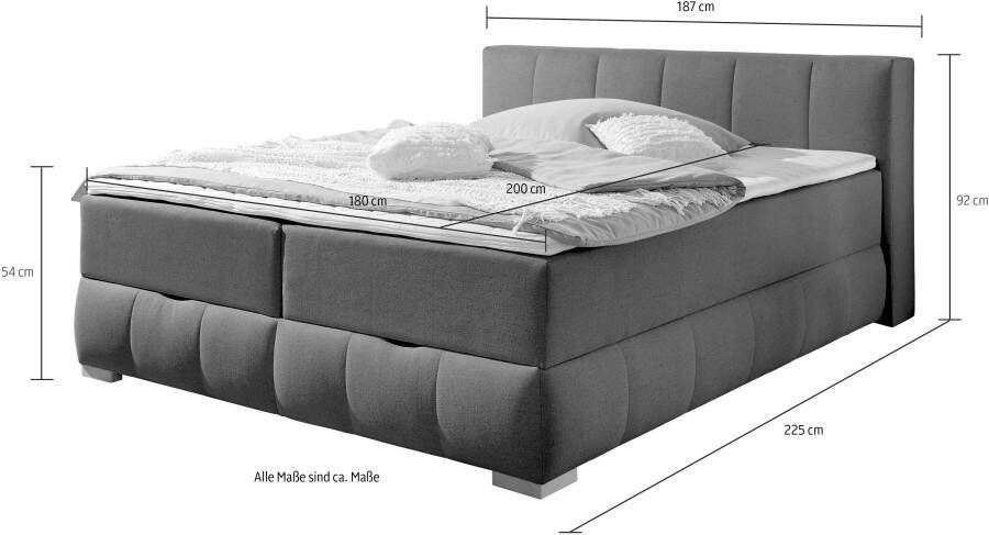 Home affaire Boxspring Chelles incl. matrastopper en bedlade - Foto 9