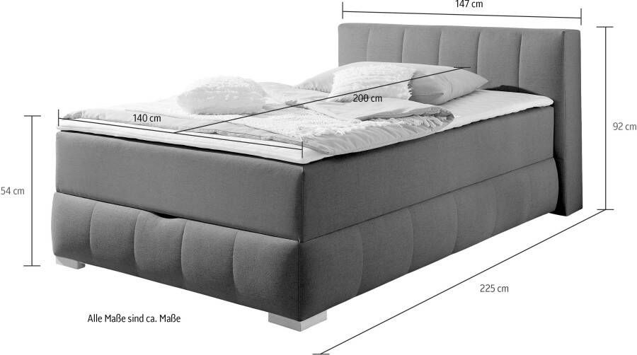 Home affaire Boxspring Chelles incl. matrastopper en bedlade - Foto 10