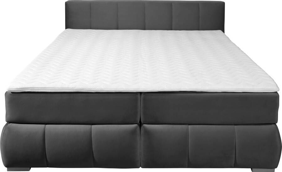 Guido Maria Kretschmer Home&Living Boxspring Chelles incl. matrastopper in xxl- extra lang 220 cm onderbak met elegante welving - Foto 5