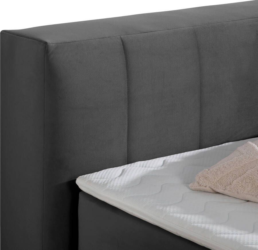 Guido Maria Kretschmer Home&Living Boxspring Chelles incl. matrastopper in xxl- extra lang 220 cm onderbak met elegante welving