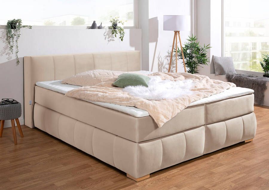 Home affaire Boxspring Chelles incl. koudschuim matrastopper in 5 breedtes en 3 matrastypes - Foto 4