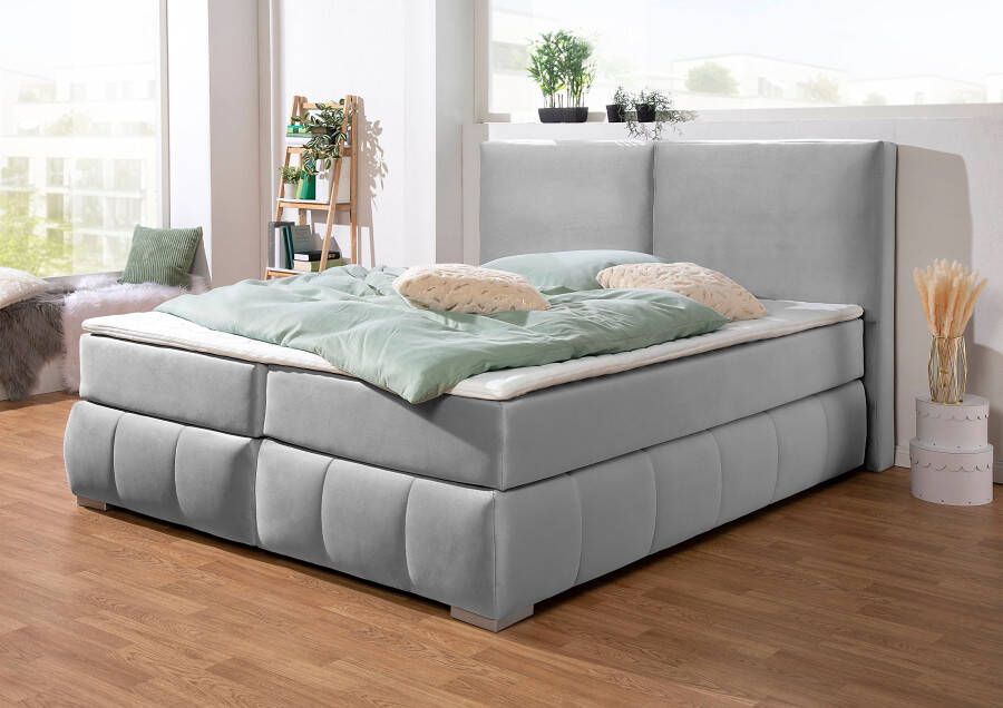 Home affaire Boxspring Wehma incl. matrastopper voor 3 verschillende matrassen ook in fluwelen stof - Foto 6