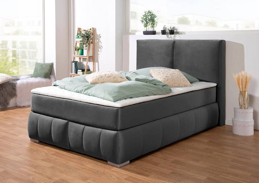 Home affaire Boxspring Wehma incl. matrastopper voor 3 verschillende matrassen ook in fluwelen stof - Foto 6