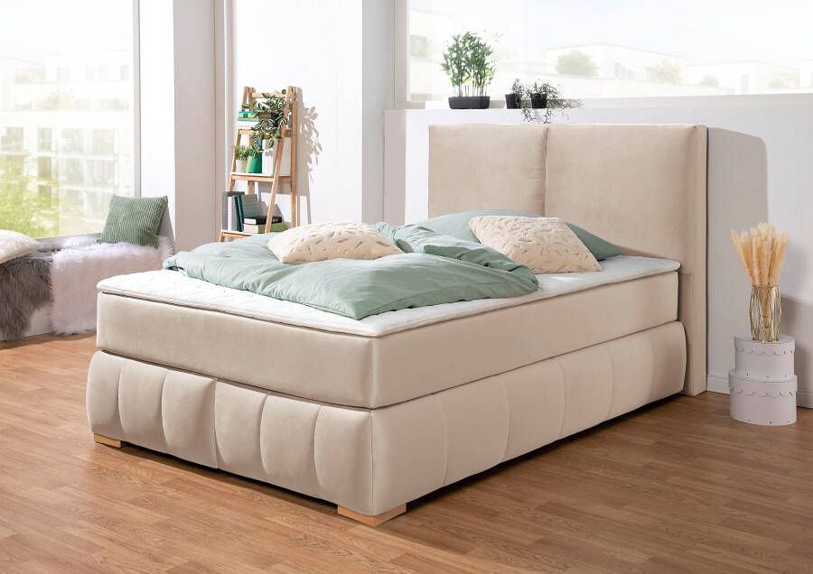 Home affaire Boxspring Wehma incl. matrastopper voor 3 verschillende matrassen ook in fluwelen stof - Foto 6