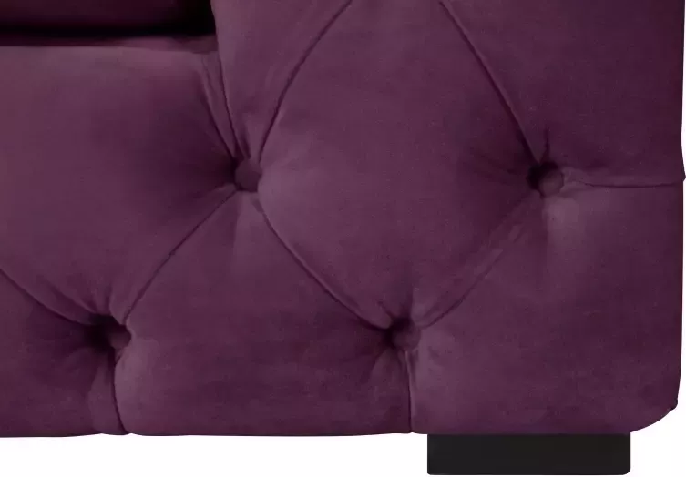 Home affaire Chesterfield-fauteuil Kalina stoel klassieke chesterfield knoopdetails zeer hoogwaardige afwerking - Foto 6